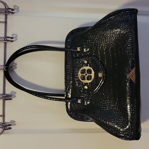 IMAN Black Purse Gold Accents